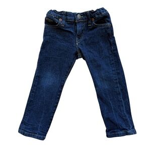 Polo Ralph Lauren Jeans Toddler Boys Size 2T Blue Hampton Straight Dark Denim